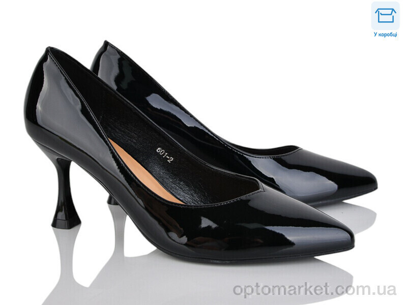 Купить Туфлі жіночі 601-2 Lemon чорний, фото 2