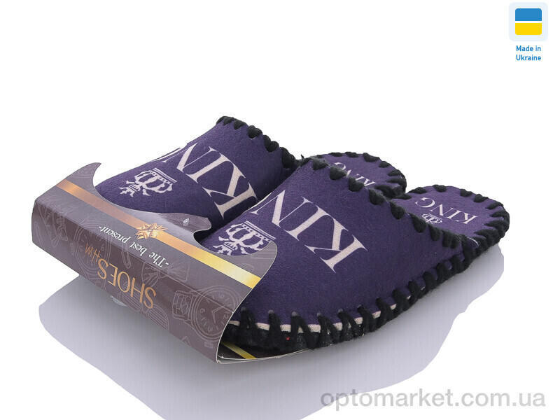 Купить Капці чоловічі 601 фіолетовий Vends фіолетовий, фото 4