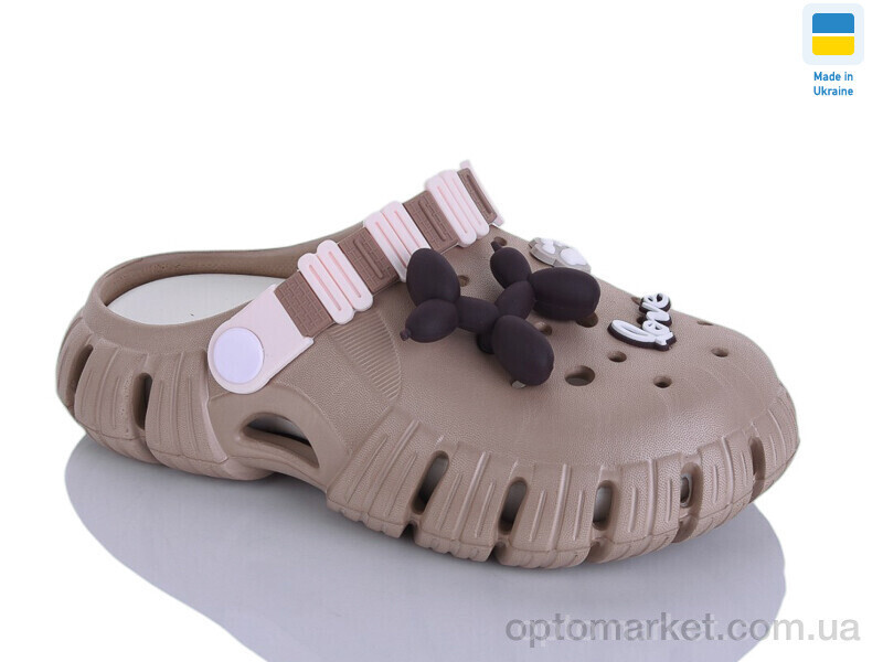 Купить Крокси дитячі 6012 коричневий Gipanis коричневий, фото 2