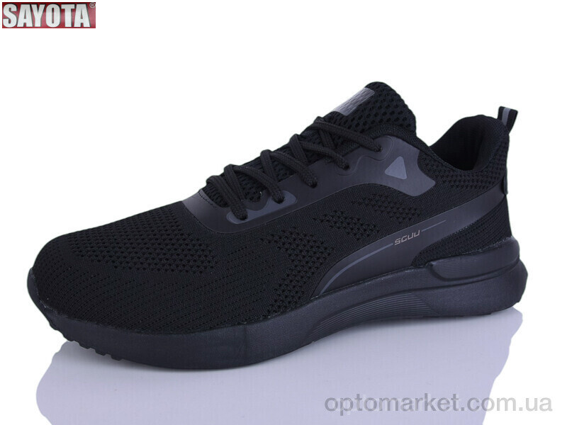 Купить Кросівки чоловічі 602-1 Sayota чорний, фото 2