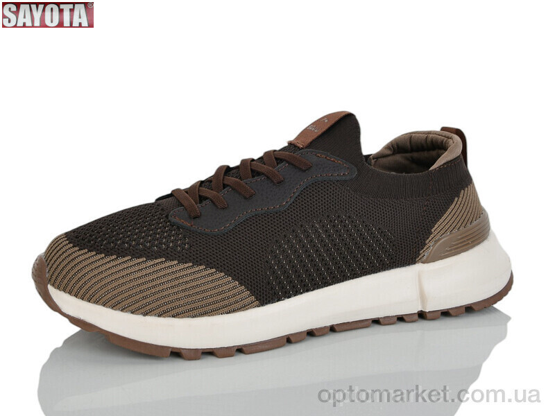 Купить Кросівки чоловічі 603-8 Sayota коричневий, фото 2