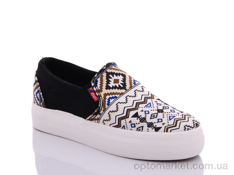 Купить Сліпони жіночі 6035 орнамент Fashion & Bardian чорний, фото 2