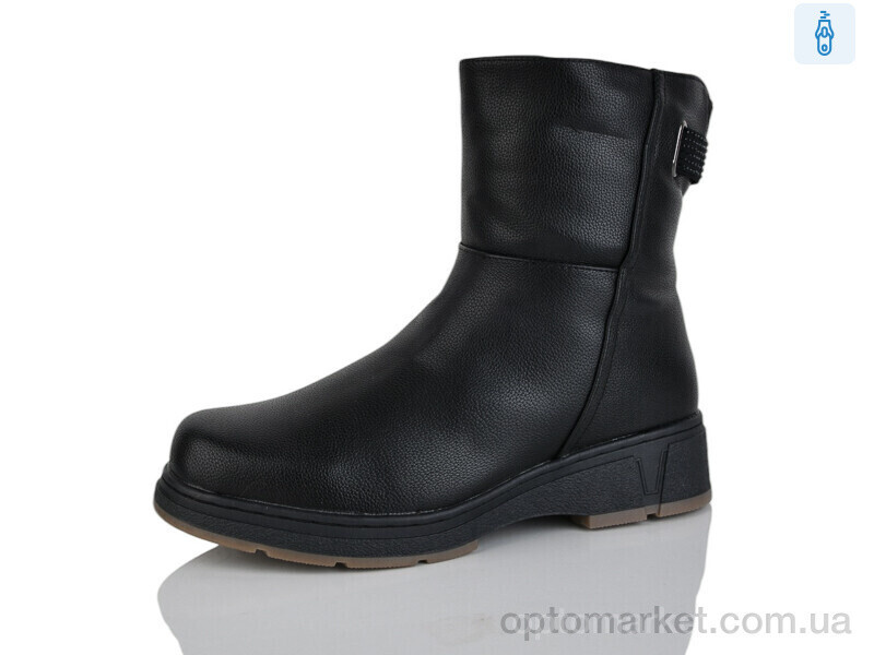 Купить Напівчоботи
 жіночі 605-1 Leguzaza чорний, фото 2