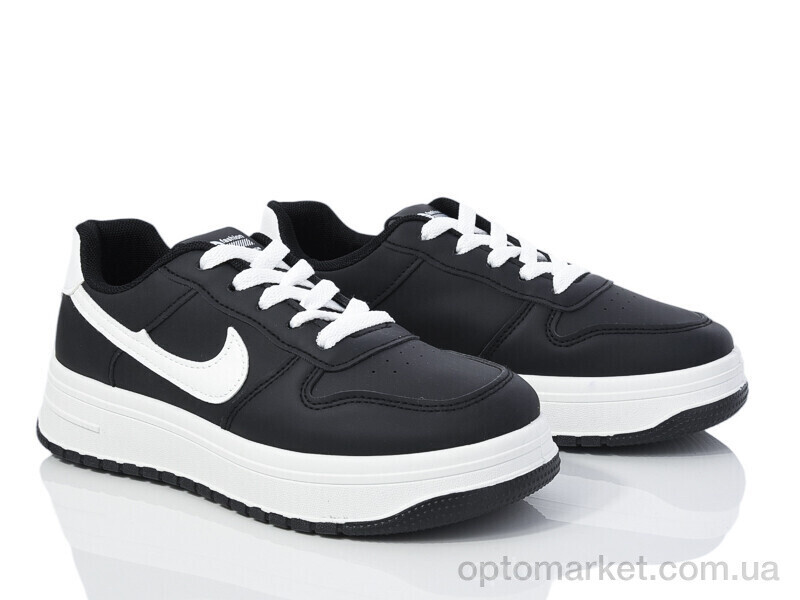 Купить Кросівки жіночі 606-2 LQD чорний, фото 2