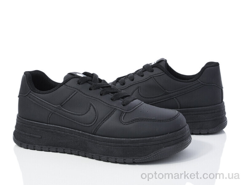 Купить Кросівки жіночі 606-5 LQD чорний, фото 2