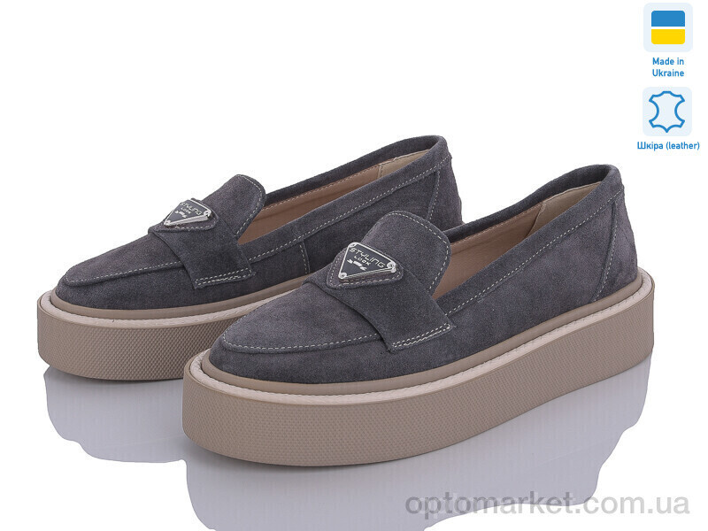 Купить Туфлі жіночі 606 сірий замш G-Aira сірий, фото 2