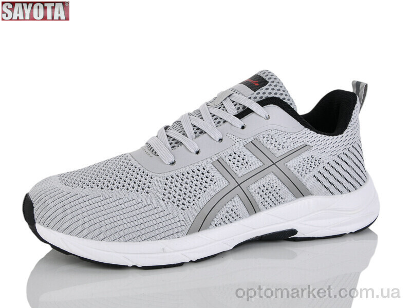 Купить Кросівки чоловічі 608-6A Sayota сірий, фото 2