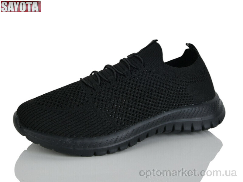 Купить Кросівки чоловічі 612-1 Sayota чорний, фото 2