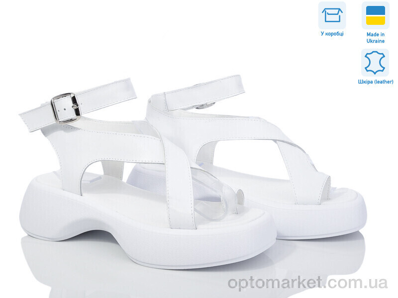 Купить Босоніжки жіночі 612 б.ш. G-Aira білий, фото 2