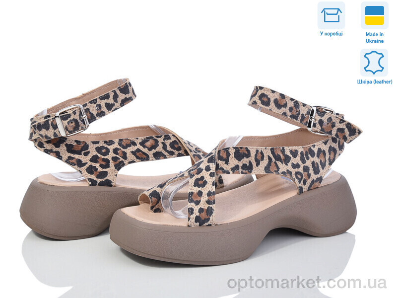 Купить Босоніжки жіночі 612 лео беж.нуб. Под заказ G-Aira бежевий, фото 2