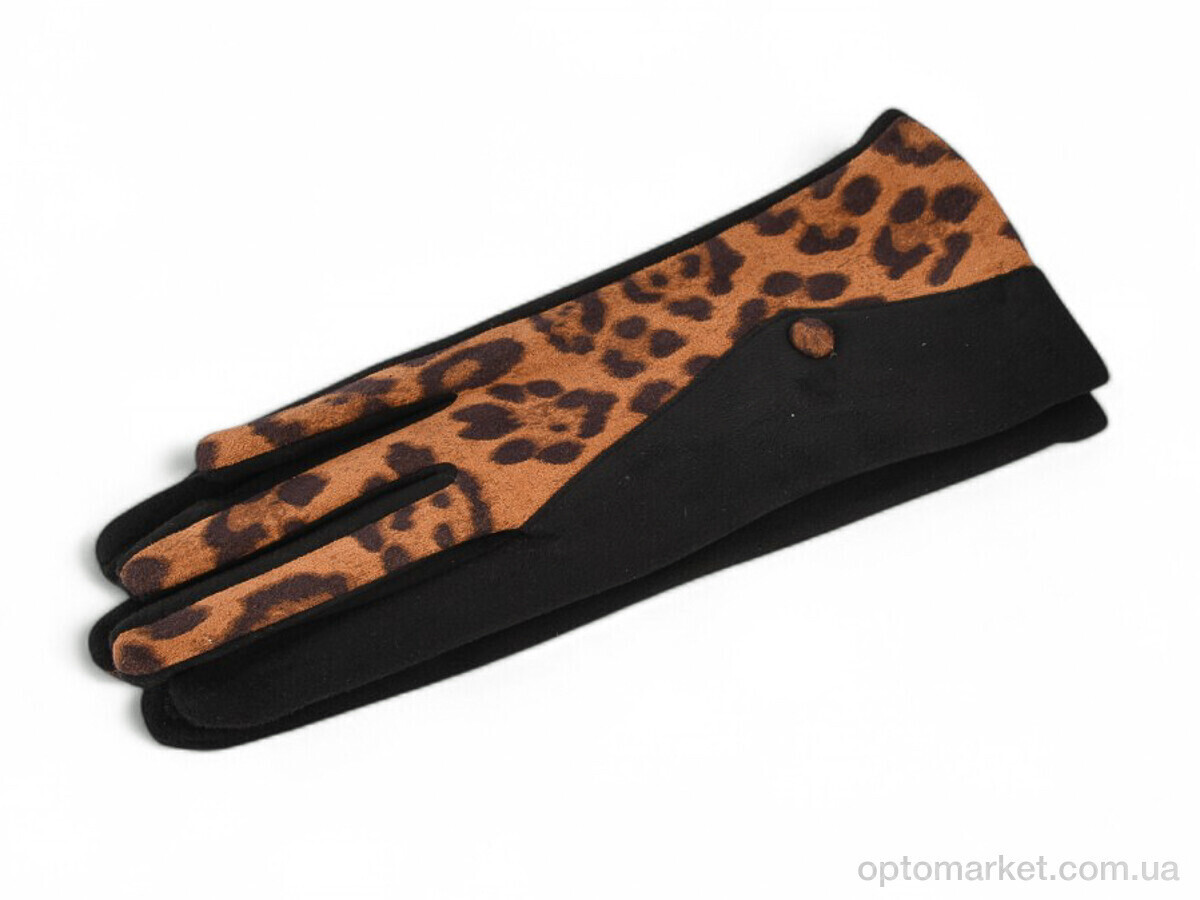 Купить Рукавички жіночі 612 замш brown Paidi коричневий, фото 3