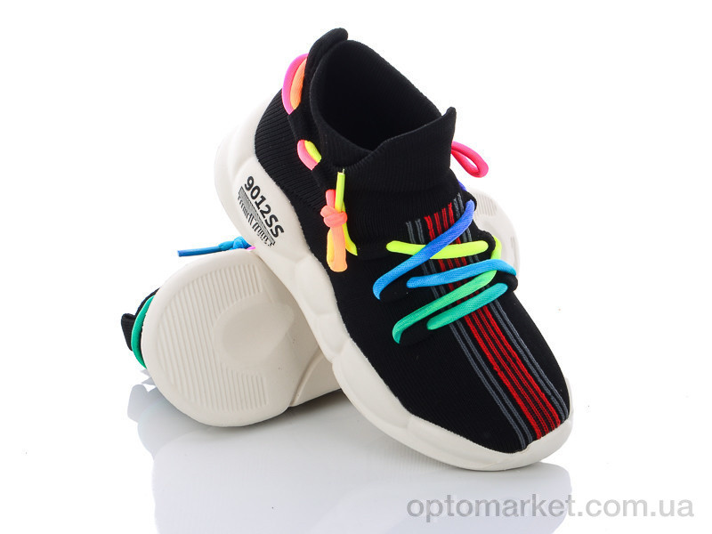 Купить Кросівки дитячі 618-1A black Совенок чорний, фото 2