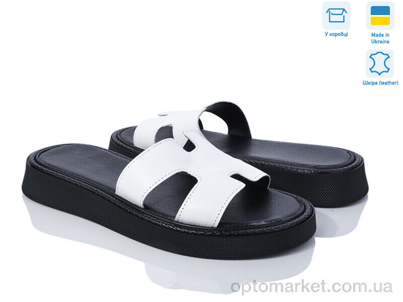 Купить Шльопанці жіночі 618 б.ш. Под заказ G-Aira білий, фото 2