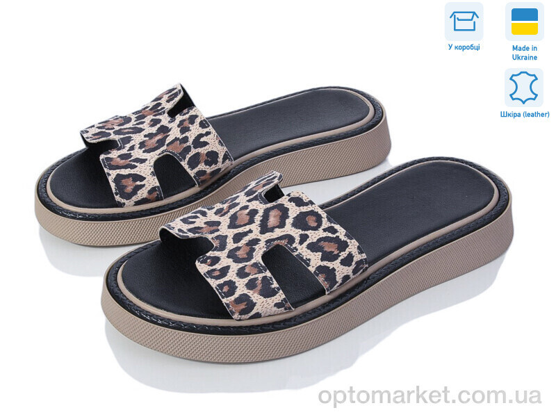 Купить Шльопанці жіночі 618 лео беж.нуб. Под заказ G-Aira бежевий, фото 2