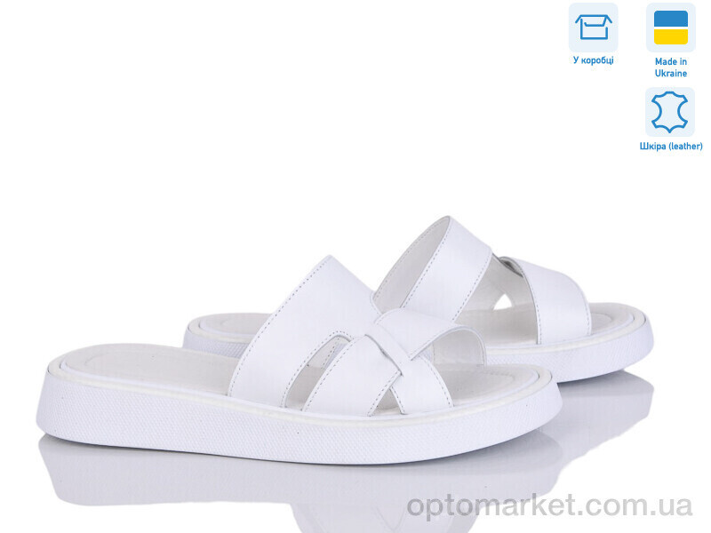 Купить Шльопанці жіночі 6294 білий под заказ G-Aira білий, фото 2