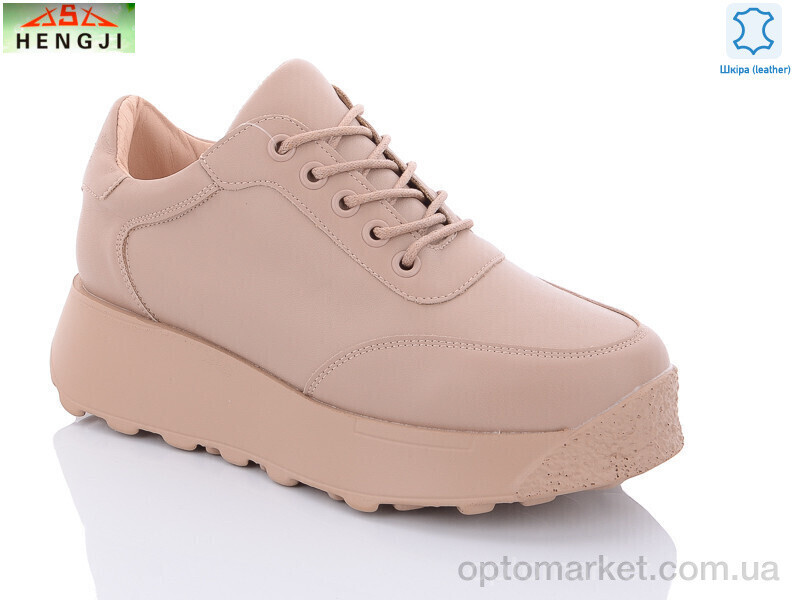 Купить Кросівки жіночі 63-6 Hengji бежевий, фото 3