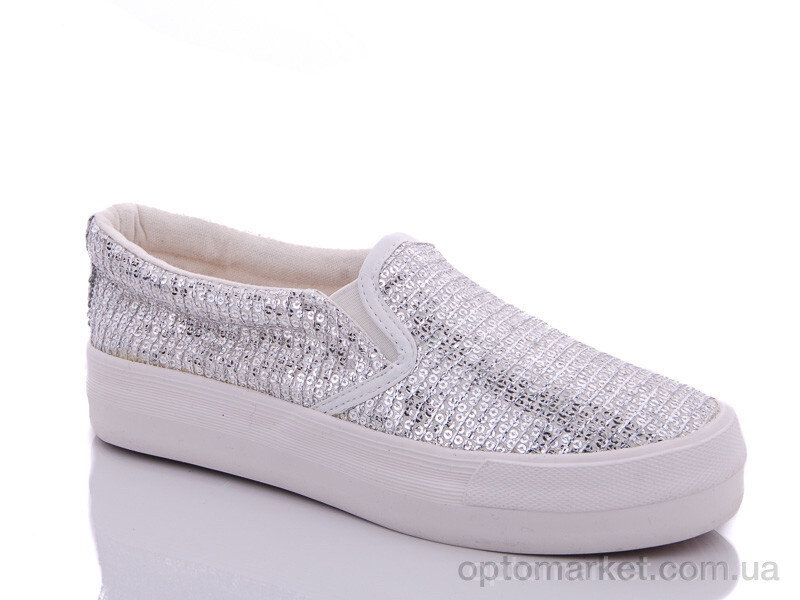 Купить Сліпони жіночі 6313 серебряный Fule срібний, фото 2
