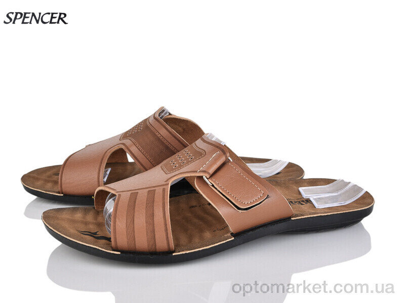 Купить Шльопанці чоловічі 6319-2 коричневий Gorkem чорний, фото 2