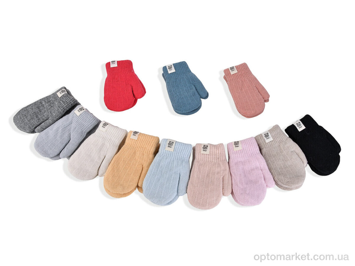 Купить Рукавиці дитячі 6352 (акрил) mix Henu мікс, фото 3