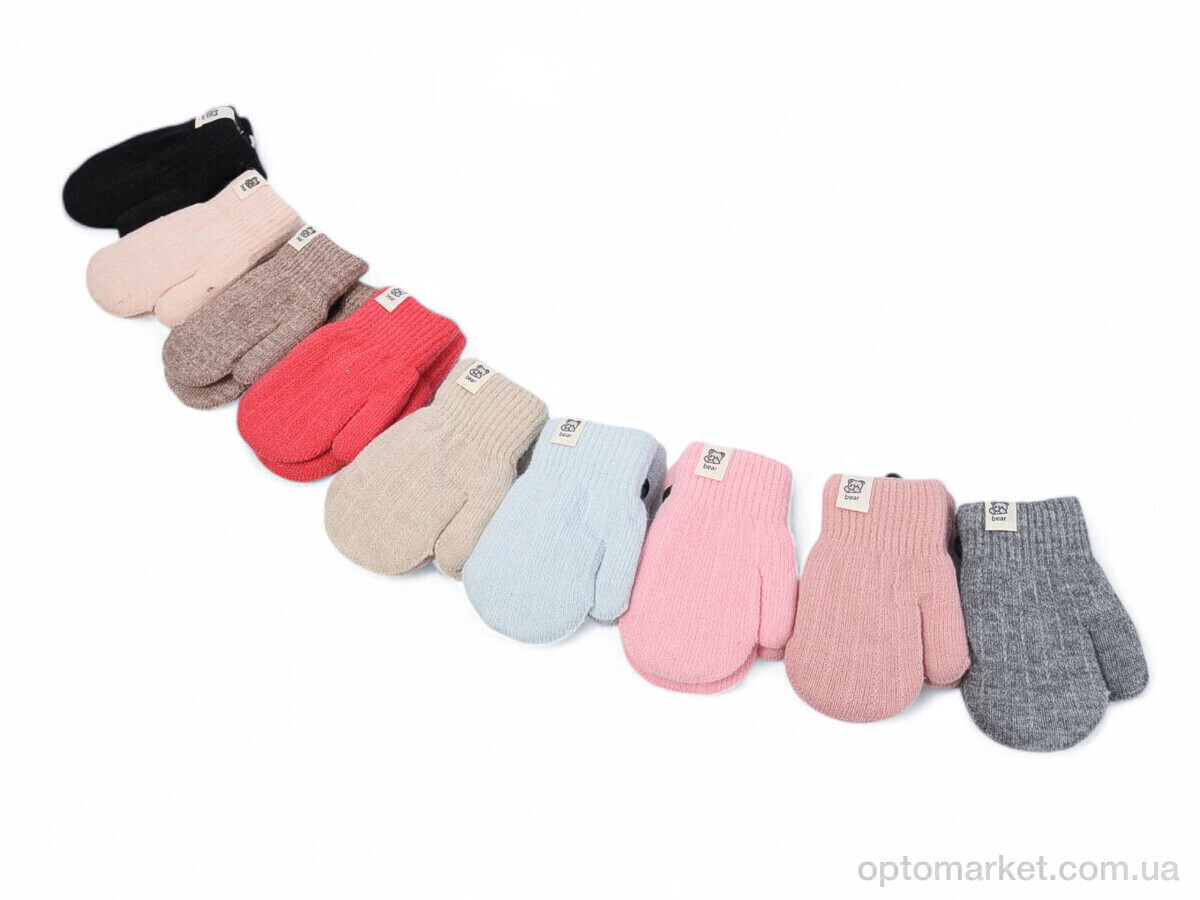 Купить Рукавиці дитячі 6352 mix Henu мікс, фото 3