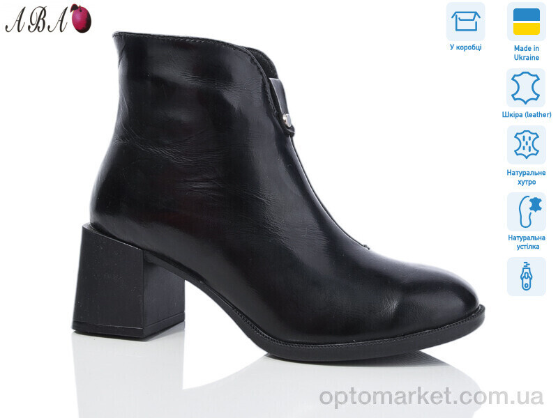 Купить Черевики жіночі 641-1 к. DJUS SHOES чорний, фото 2