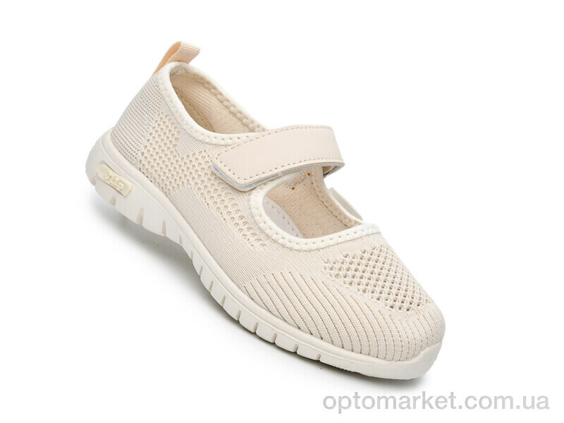 Купить Туфлі дитячі 65020D Флип бежевий, фото 3