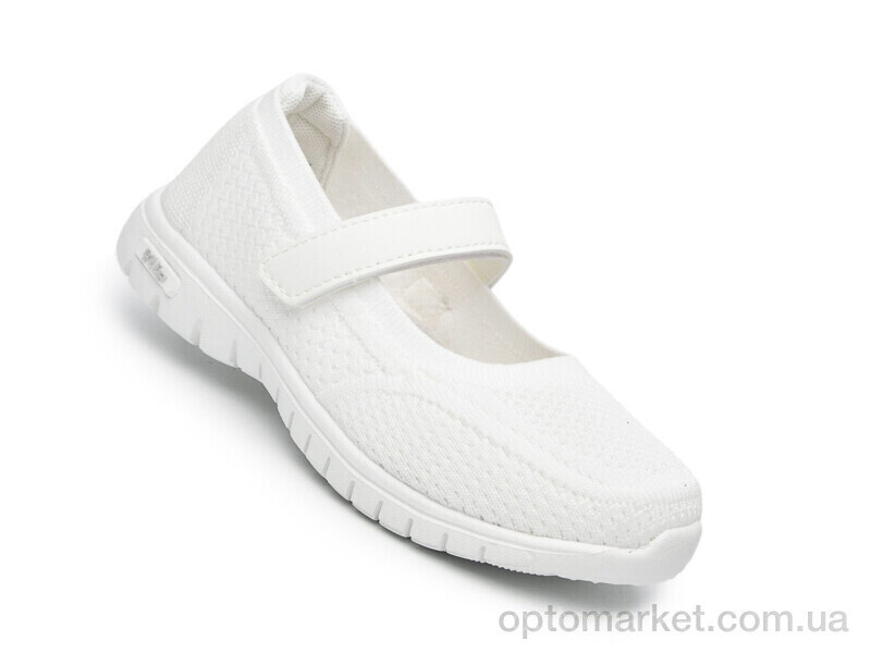 Купить Туфлі дитячі 65021A Флип білий, фото 3