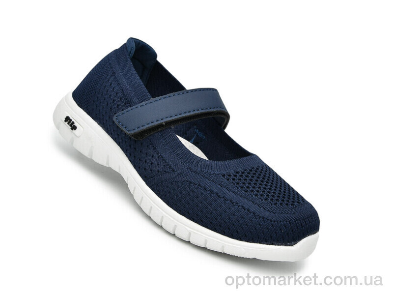 Купить Туфлі дитячі 65021E Флип синій, фото 3