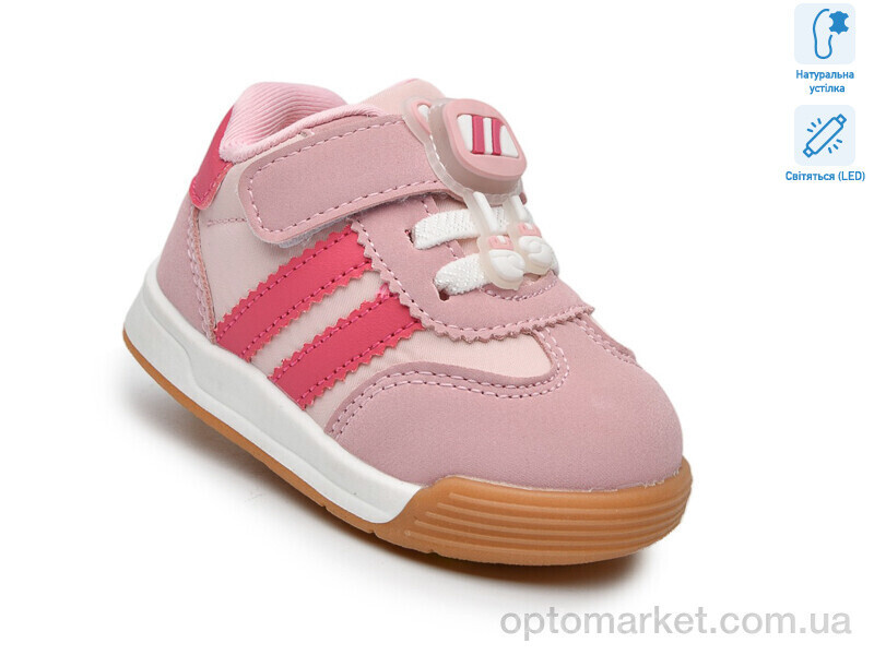 Купить Кросівки дитячі 65031A LED TOM.M рожевий, фото 3