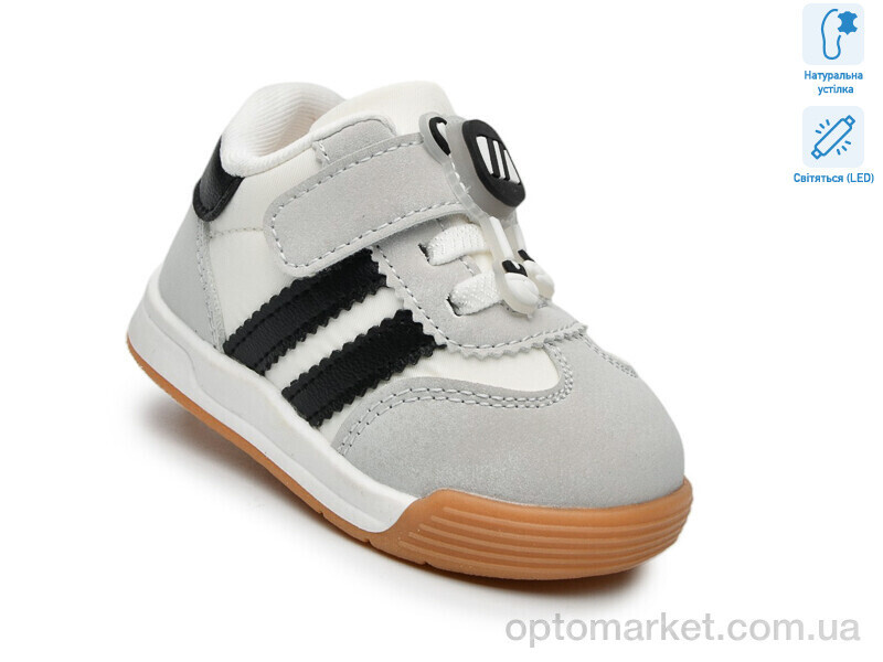 Купить Кросівки дитячі 65031C LED TOM.M сірий, фото 3