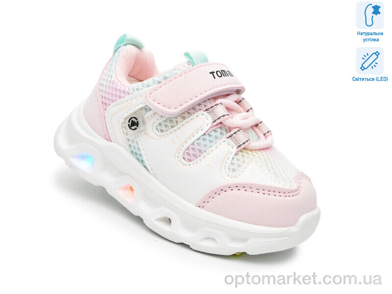 Купить Кросівки дитячі 65046E LED TOM.M рожевий, фото 3