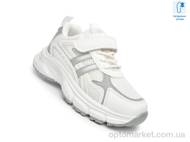 Купить Кросівки дитячі 65064E Флип білий, фото 3