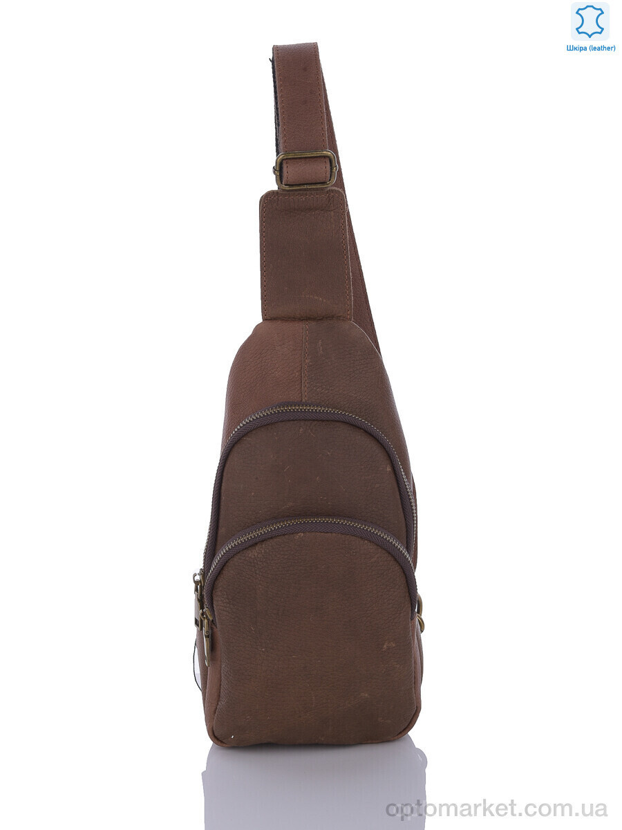 Купить Сумка чоловіча 6607 brown Sunshine bag коричневий, фото 3
