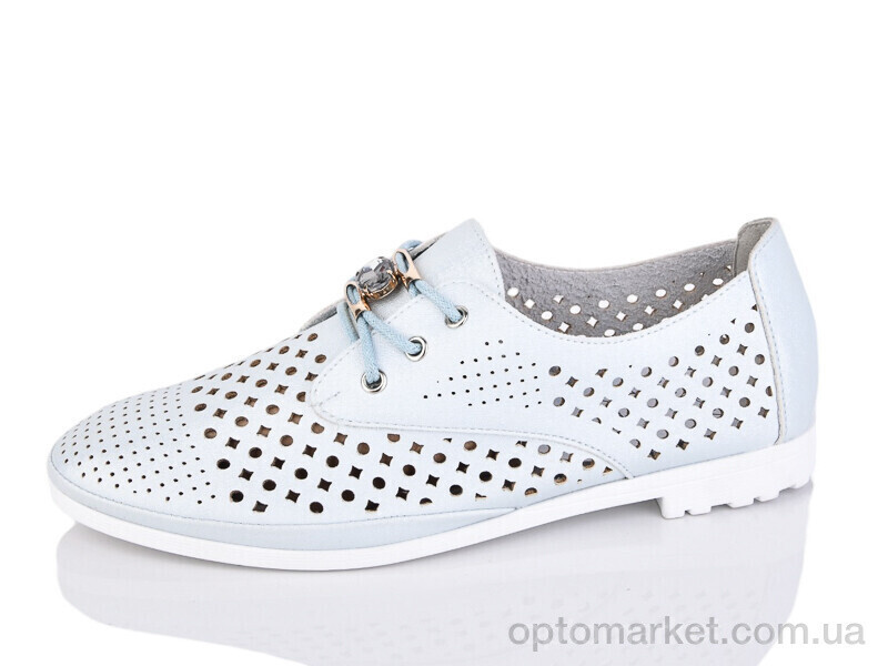 Купить Туфлі жіночі 7-105B Fuguiyun блакитний, фото 2