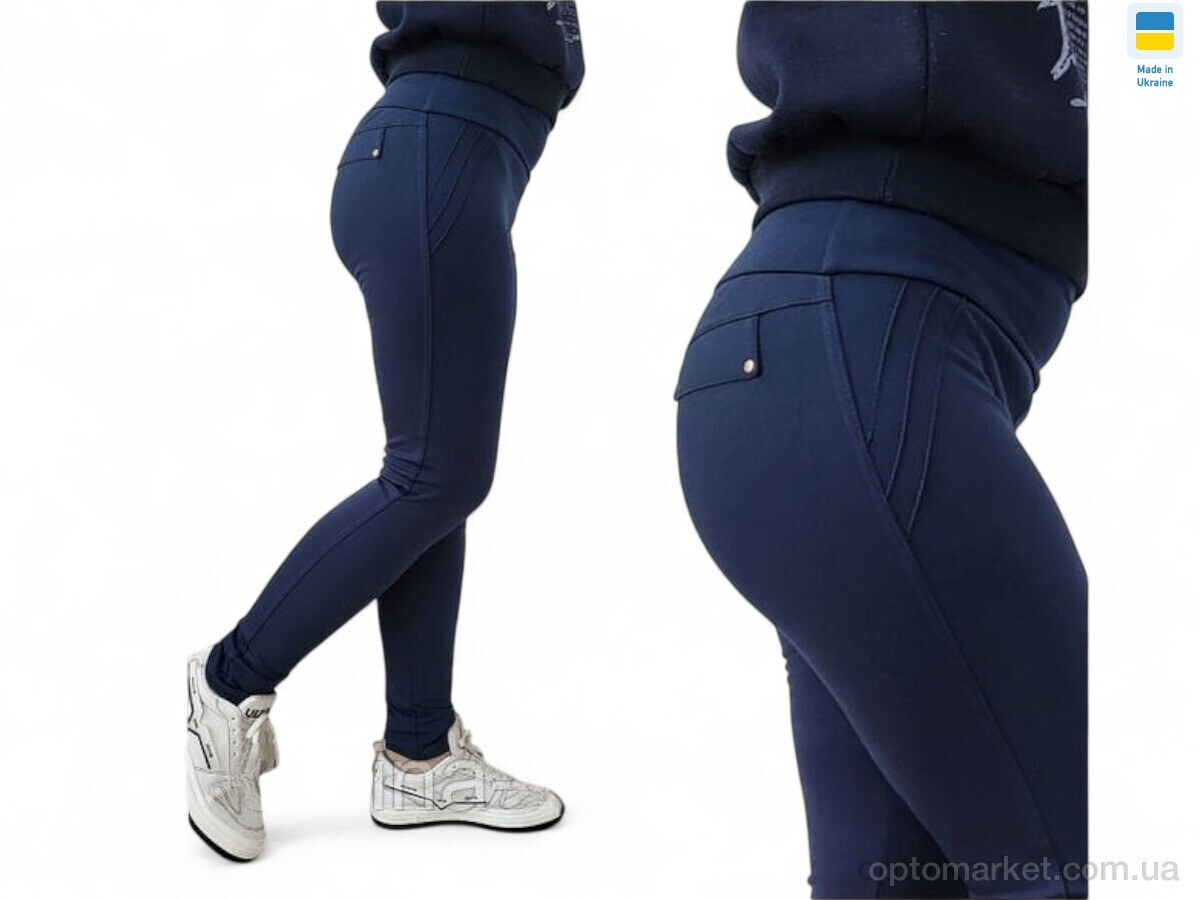 Купить Лосини жіночі 7004 т.синій Sport style синій, фото 2