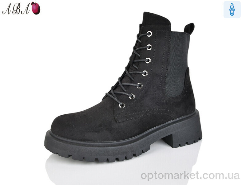 Купить Черевики жіночі 701-1 Jiao Li Mei чорний, фото 2