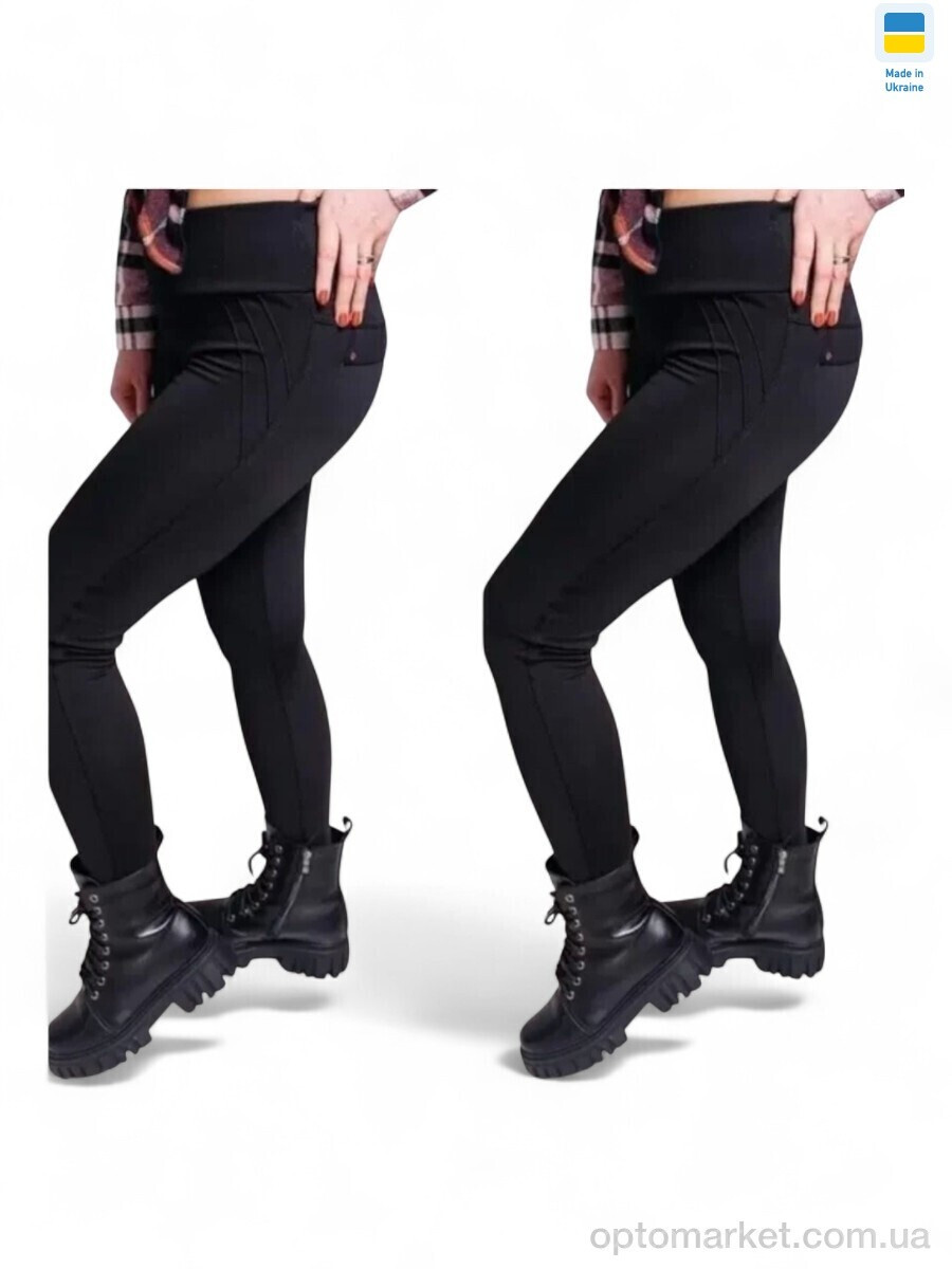 Купить Лосини жіночі 704 чорний Sport style чорний, фото 2
