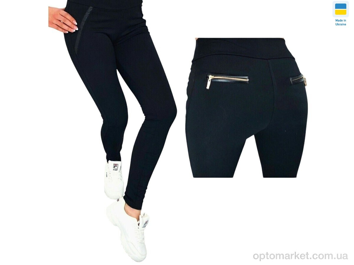 Купить Лосини жіночі 7048 чорний Sport style чорний, фото 2
