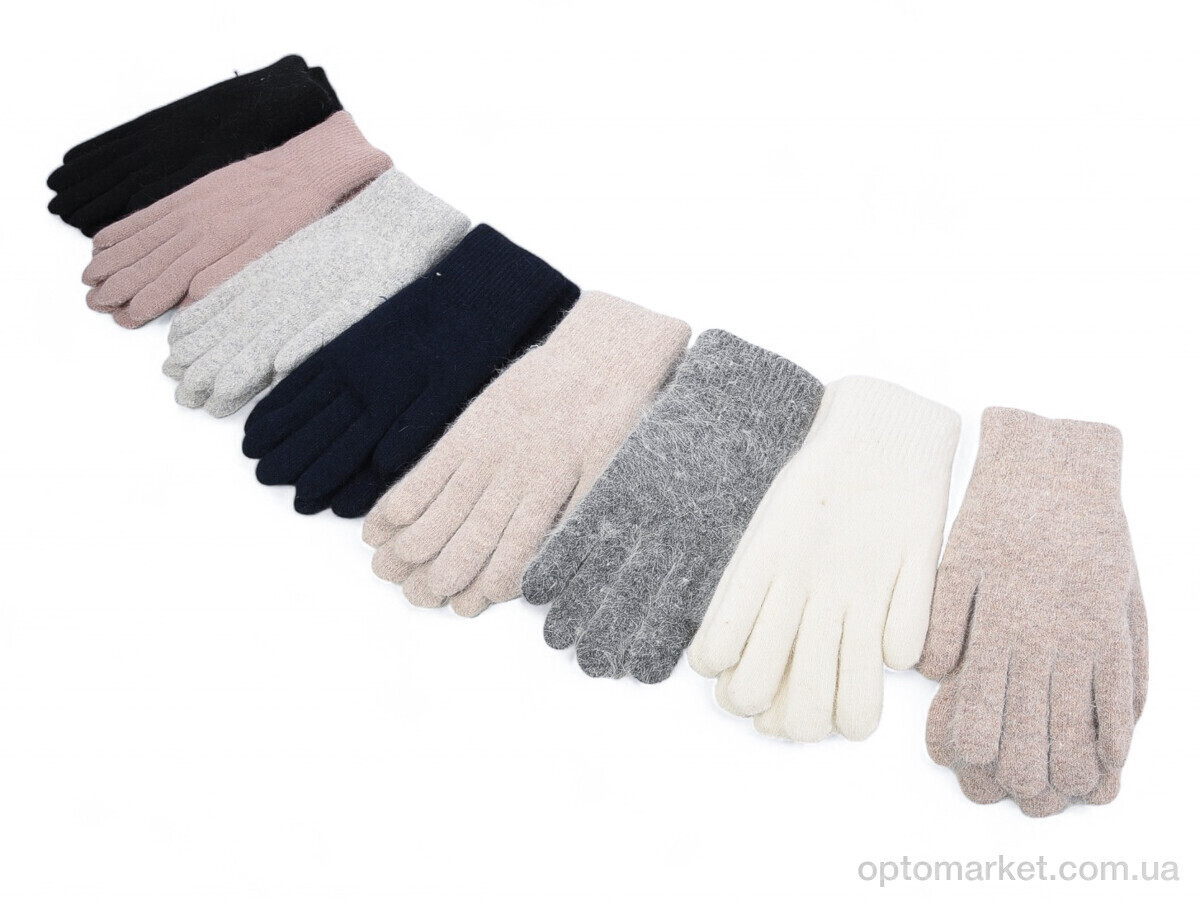 Купить Рукавички жіночі 7103 ангора хутро mix Henu мікс, фото 3