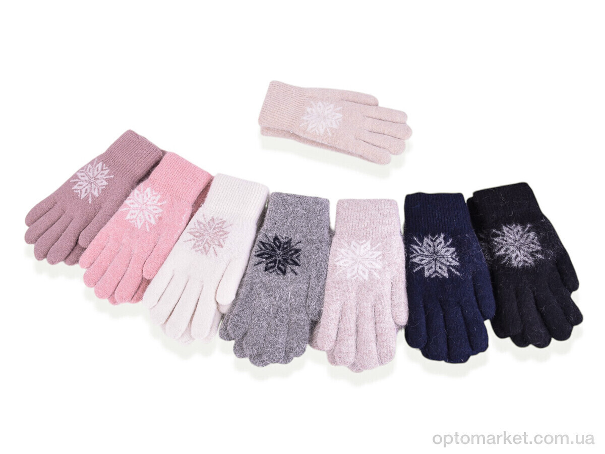 Купить Рукавички жіночі 7169 mix Henu мікс, фото 3