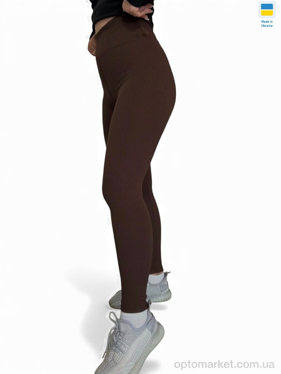 Купить Лосини жіночі 7225 коричневий Sport style коричневий, фото 2
