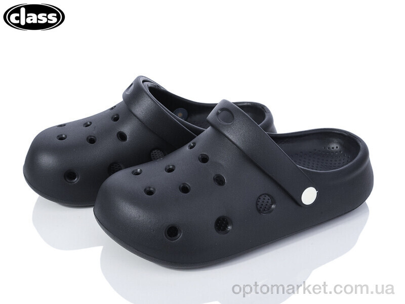 Купить Крокси жіночі 7238-1 Wei Wei-Class чорний, фото 2