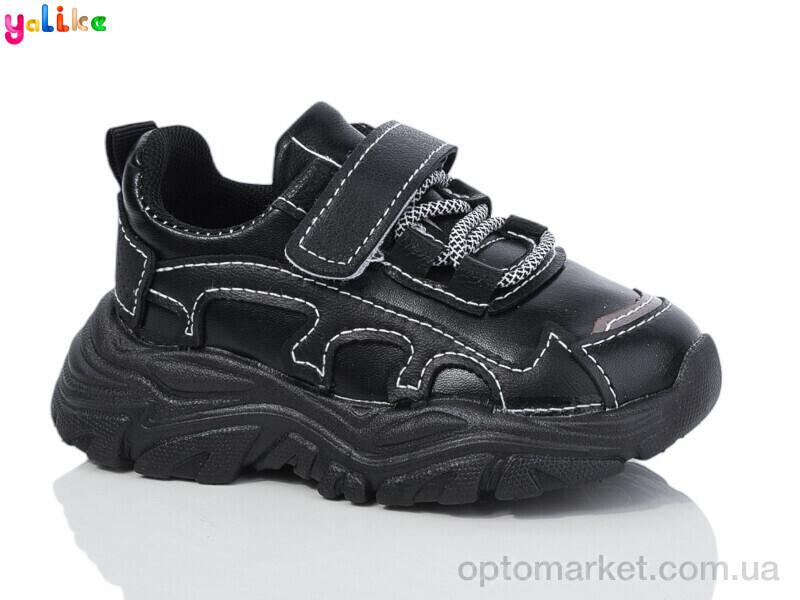 Купить Кросівки дитячі 724-1 Yalike чорний, фото 2