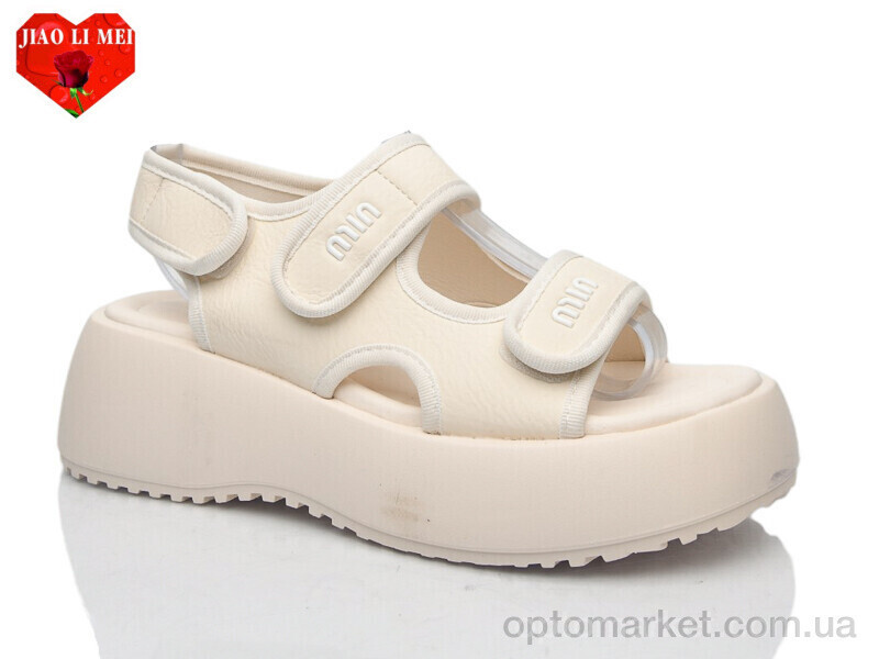 Купить Босоніжки жіночі 726 Jiao Li Mei бежевий, фото 2