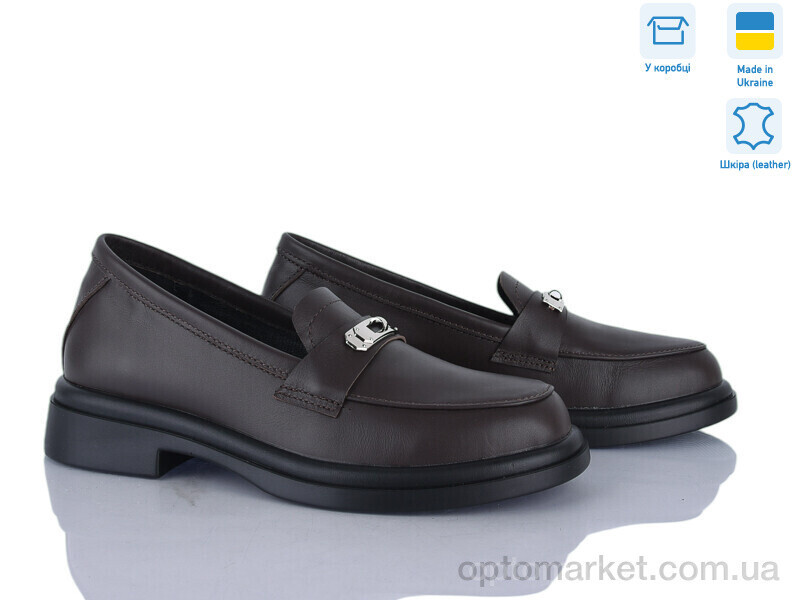 Купить Туфлі жіночі 7446-6 Ailinda коричневий, фото 2