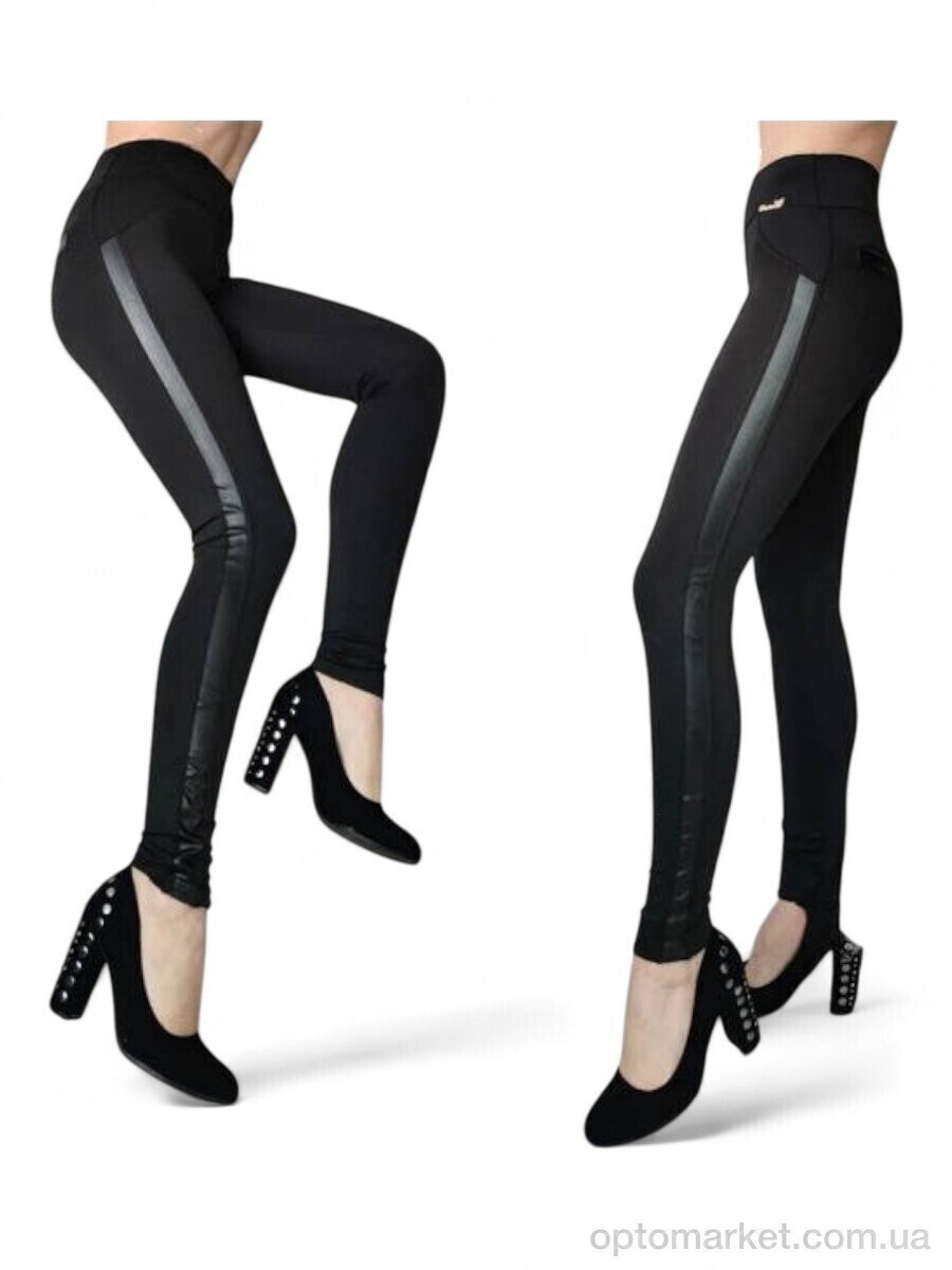 Купить Лосини жіночі 746 чорний Sport style чорний, фото 2
