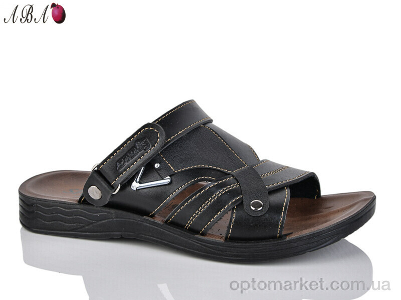 Купить Шльопанці чоловічі 751 Spencer чорний, фото 2