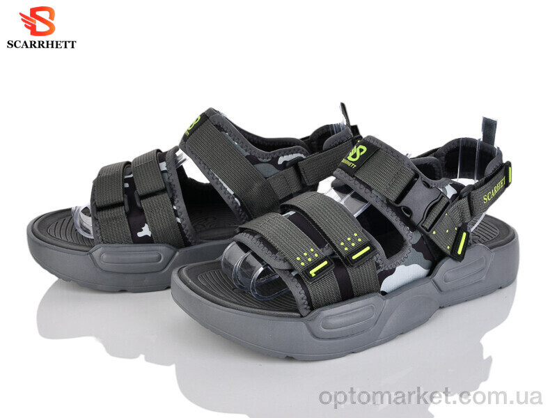 Купить Сандалі чоловічі 7519 SCARHETT сірий, фото 2