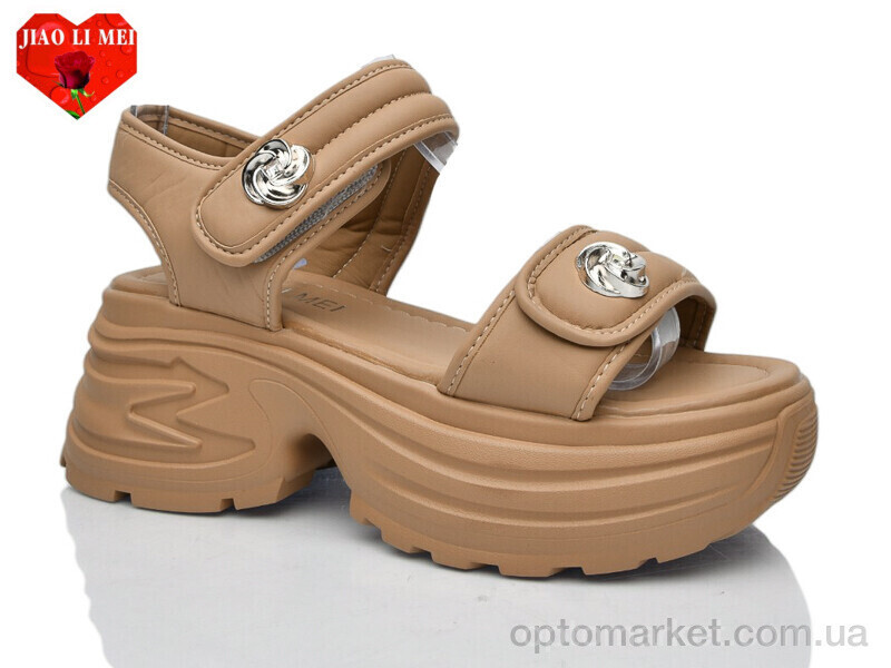 Купить Босоніжки жіночі 752-3 Jiao Li Mei коричневий, фото 2