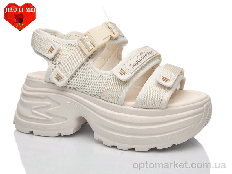 Купить Босоніжки жіночі 753 Jiao Li Mei бежевий, фото 2